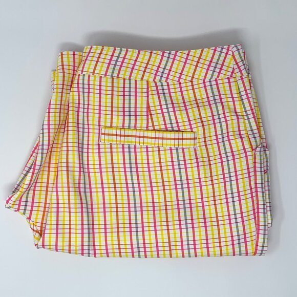 Golf‎ America Stretch Bright Geometric Polyester Women's Golf Shorts Size 12 - Picture 8 of 10